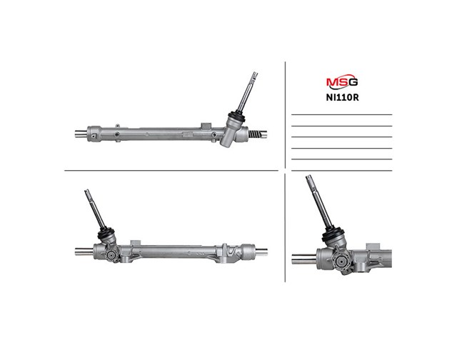 Cremalheira da direção MSG Rebuilding NI110R