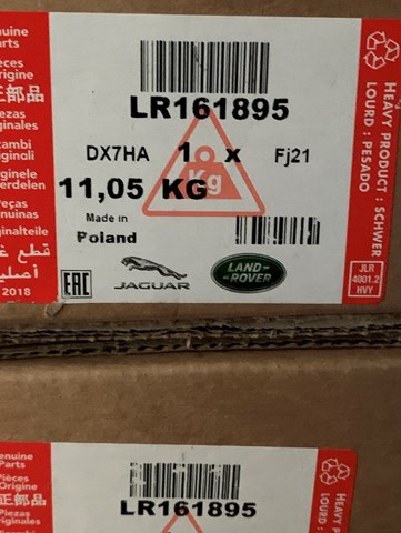 LR161895 Land Rover Disco do freio dianteiro