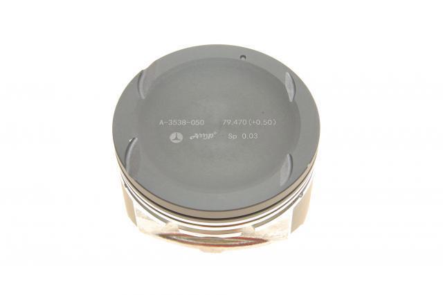 Pistão com passador sem anéis, 2ª reparação ( + 0,50) PXDAE4A3538050 AMP/Paradowscy