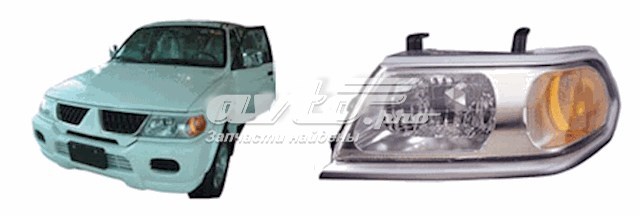 Luz esquerda para Mitsubishi Montero SPORT K8, K9