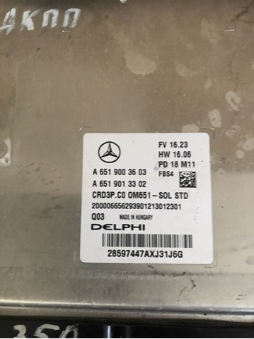 Compre A6519003603 Mercedes Módulo de direção (Centralina eletrônica) de motor