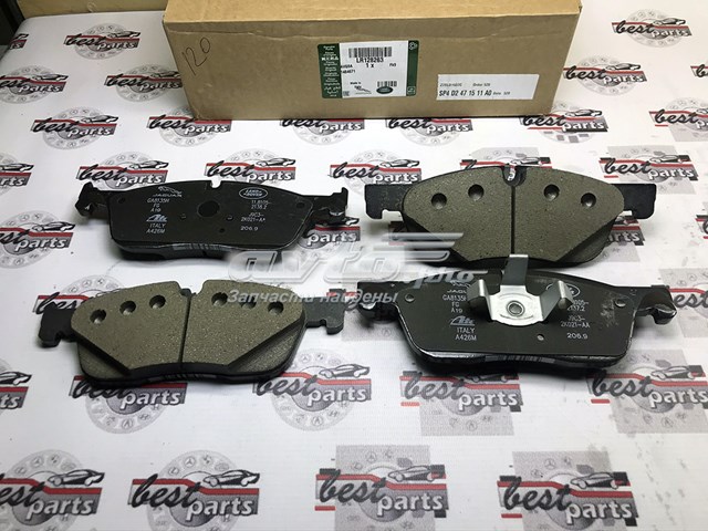 Sapatas do freio dianteiras de disco LR128263 Land Rover