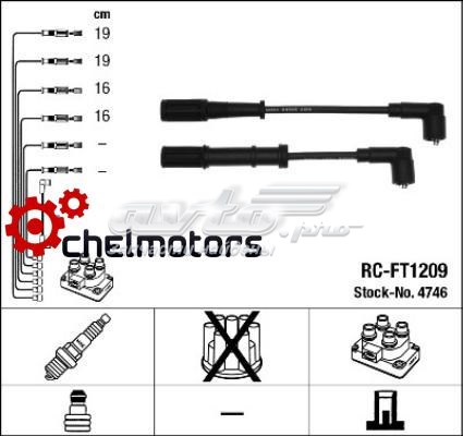 Fios de alta voltagem, kit NGK RCFT1209 preço, a partir de 32,57 USD