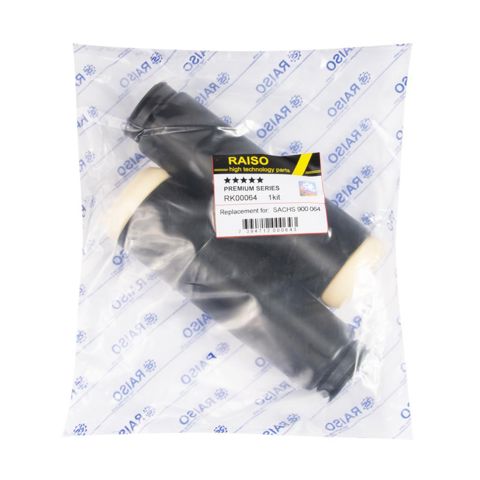 RK00064 Raiso Pára-choque (grade de proteção) de amortecedor traseiro + bota de proteção