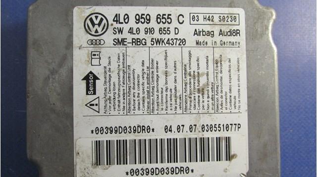 4L0959655C VAG Módulo processador de controlo da bolsa de ar (Centralina eletrônica AIRBAG)