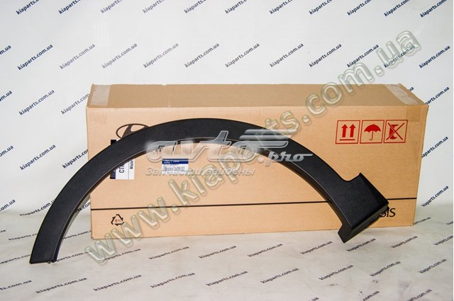 Expansor (placa sobreposta) de arco do pára-lama dianteiro esquerdo 877112W000CA Hyundai/Kia