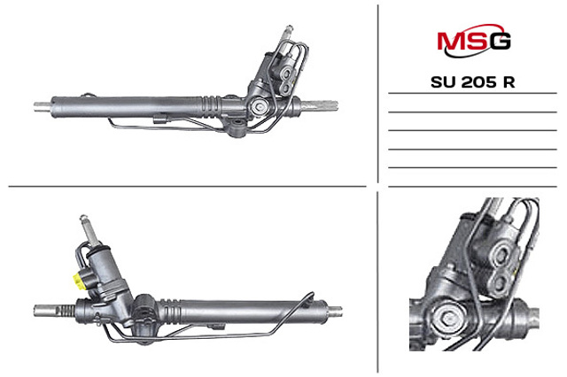 Cremalheira da direção SU205R MSG Rebuilding