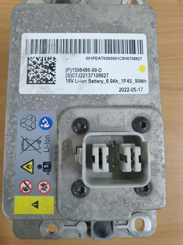 Bateria recarregável (PILHA) 159848600D Tesla