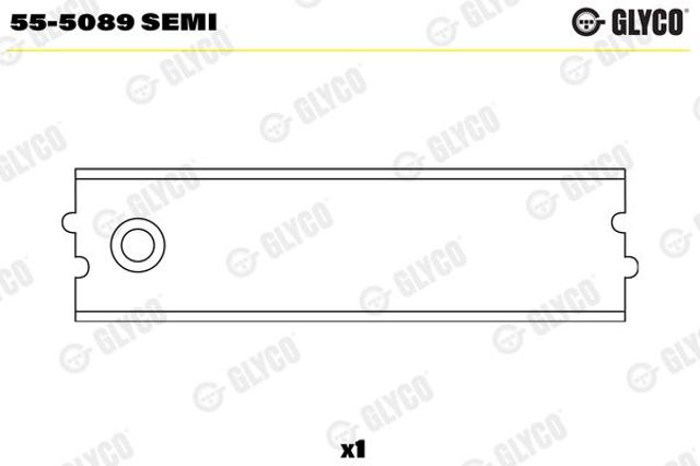 555089SEMI Glyco Bucha de biela