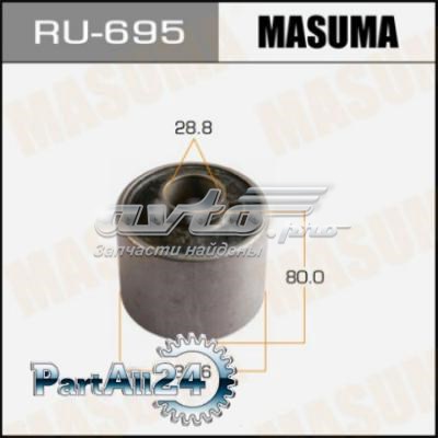 Bloco silencioso dianteiro do braço oscilante inferior Masuma RU695 preço, a partir de 19,60 USD