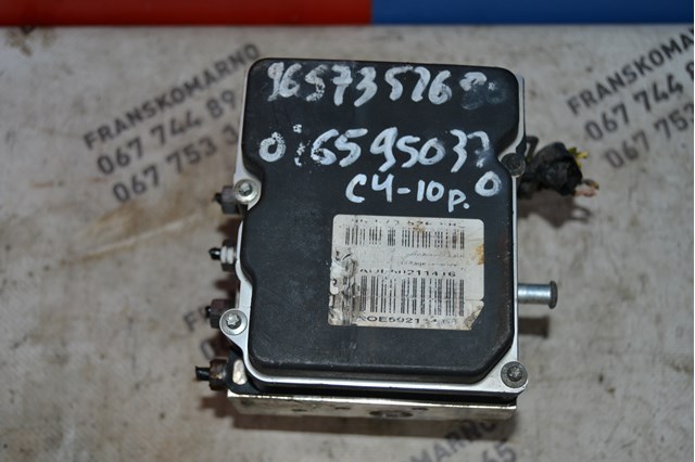 9649988180 Peugeot/Citroen Unidade hidráulico de controlo ABS