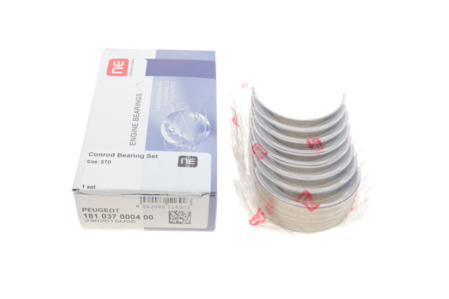Folhas inseridas de cambota de biela, kit, padrão (STD) 181037000400 NE/NPR