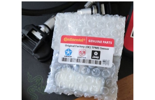 Sensor de pressão de ar nos pneus Jeep Wrangler  JL