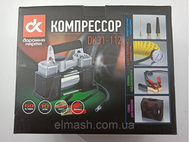 Compressor para o bombeio de pneus DK31112 DK