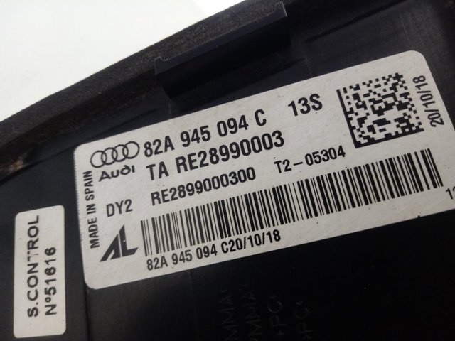 Lanterna traseira direita interna VAG 82A945094C preço, a partir de 169,36 USD