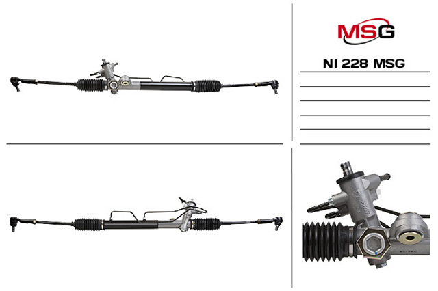 Cremalheira da direção NI228 MSG