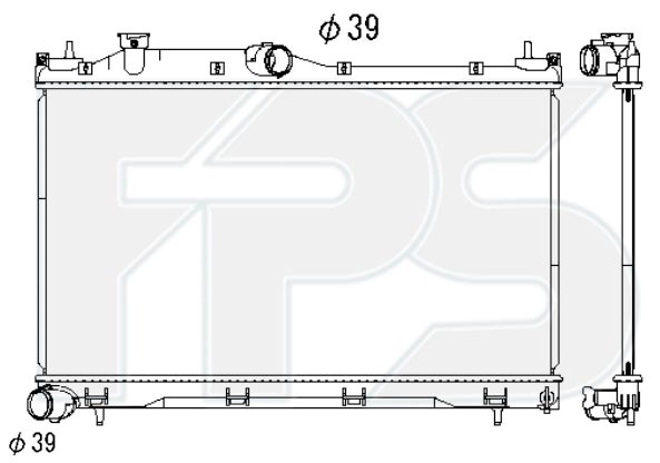 Compre FP67A876 FPS Radiador de esfriamento de motor