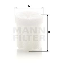 U100310 Mann-Filter Filtro ad blue