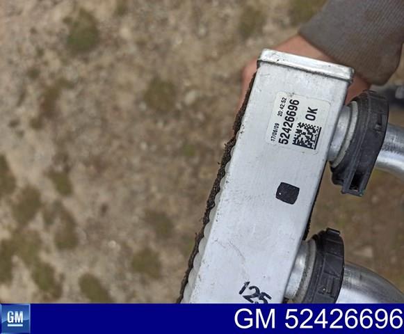 52426696 General Motors Radiador de forno (de aquecedor)