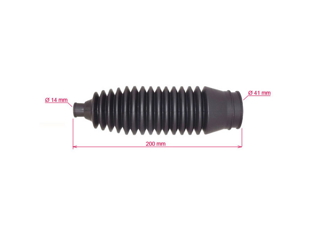Compre MT206DUSTER MSG Bota de proteção do mecanismo de direção (de cremalheira)