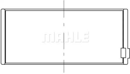 Pistão do kit para 1 cilindro, 1ª reparação ( + 0,25) Mahle Original 028PI00100001