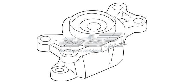LR024738 Land Rover Coxim de transmissão (suporte da caixa de mudança)
