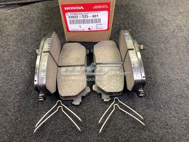 Sapatas do freio traseiras de disco Honda 43022TZ5A01 preço, a partir de 56,52 USD