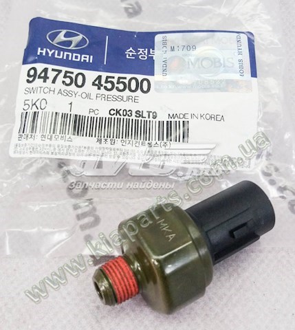 9475045500 Hyundai/Kia Sensor de pressão de óleo