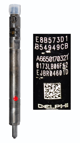 Compre EJBR02601Z Delphi Injetor de injeção de combustível