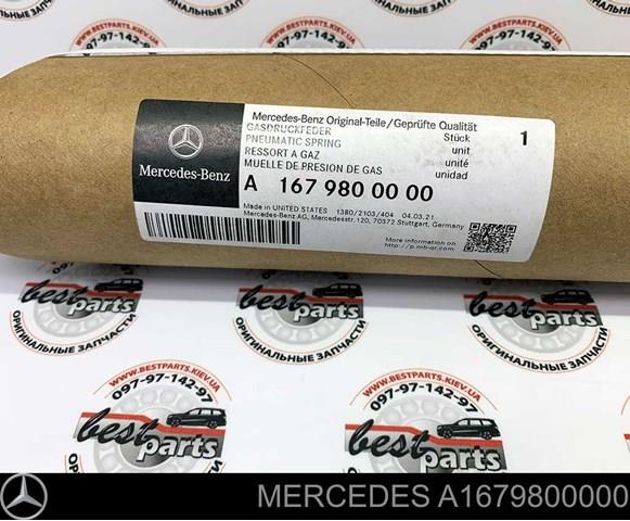 A1679800000 Mercedes Amortecedor da capota direito