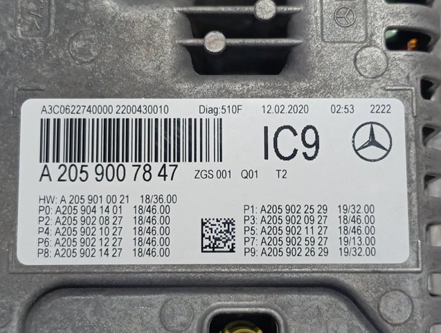 Compre A2059007847 Mercedes Painel de instrumentos (quadro de instrumentos)