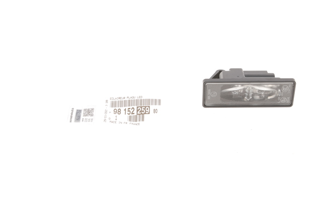 Compre 9815225980 Peugeot/Citroen Lanterna da luz de fundo de matrícula traseira