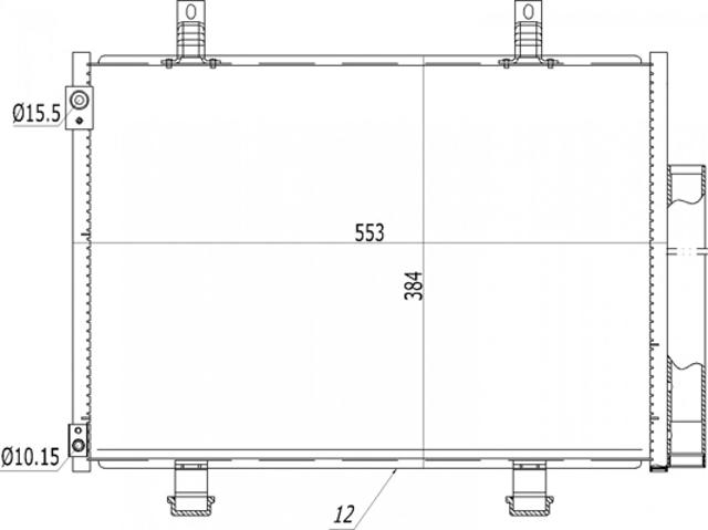 Radiador de aparelho de ar condicionado Suzuki 9531052R00 preço, a partir de 137,90 USD
