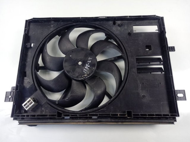 9832930080 Opel Difusor do radiador de esfriamento, montado com motor e roda de aletas