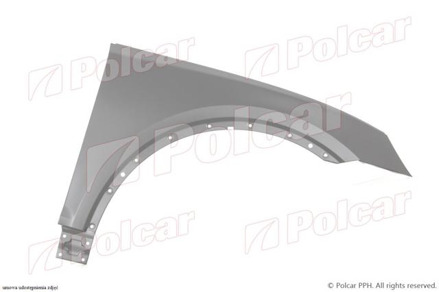 Pára-lama dianteiro direito Polcar 13X402 preço, a partir de 154,15 USD