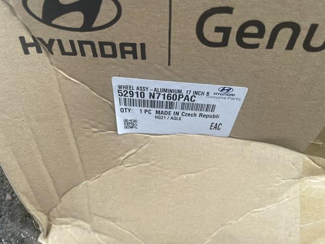 Discos de roda de aleação ligeira (de aleação ligeira, de titânio) Hyundai/Kia 52910N7160PAC