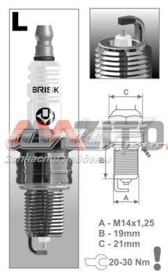 LR15YS9 Brisk Vela de ignição