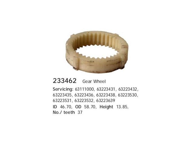 Roda dentada planetária de redutor do motor de arranco 233462 Cargo