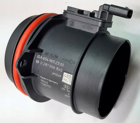 Compre A6549052300 Mercedes Sensor de fluxo (consumo) de ar, medidor de consumo M.A.F. - (Mass Airflow)