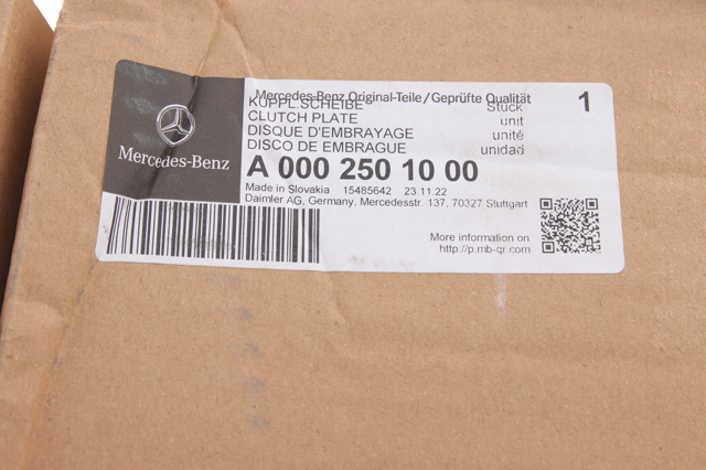 Compre 0002501000 Mercedes Kit de embraiagem (3 peças)