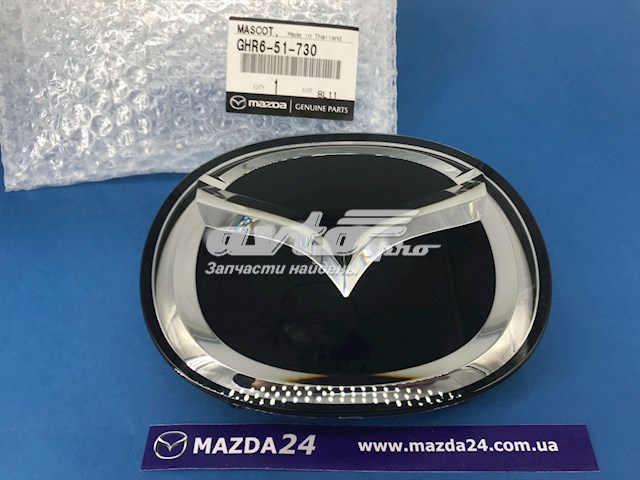 GHR651730 Mazda Emblema da capota