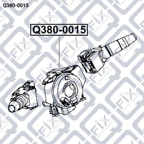 Compre Q3800015 Q-fix Anel AIRBAG de contato, cabo plano do volante