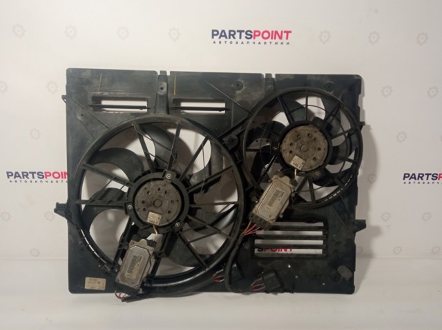 Difusor do radiador de esfriamento, montado com motor e roda de aletas 7L0121203 VAG