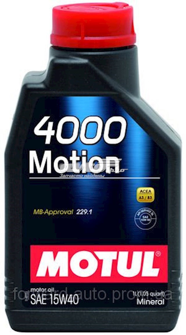 Óleo para motor 386401 Motul