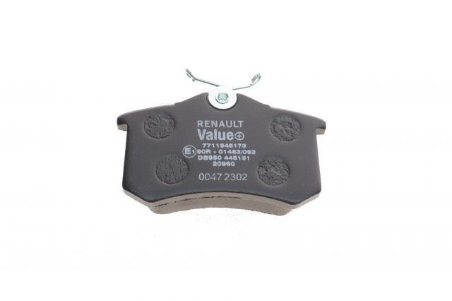 7711946173 Renault (RVI) Sapatas do freio traseiras de disco