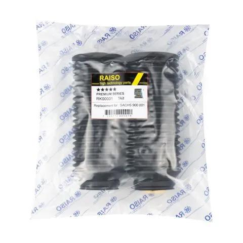 RK00001 Raiso Pára-choque (grade de proteção) de amortecedor dianteiro + bota de proteção