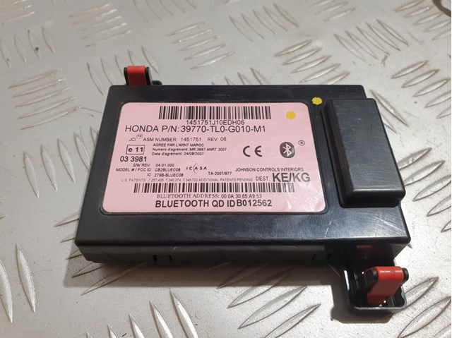 39770TL0G010M1 Honda 