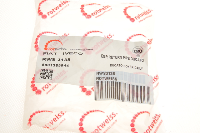 Cano derivado do sistema de recirculação dos gases de escape EGR Rotweiss RWS3138 preço, a partir de 55,41 USD