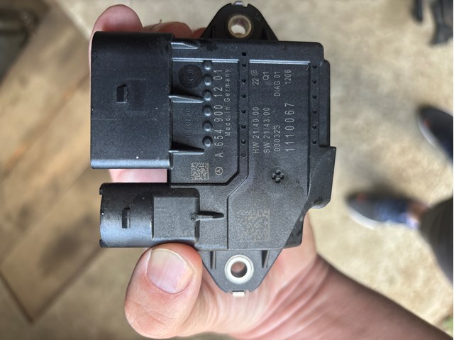 Relê das velas de incandescência Mercedes A6549001201
