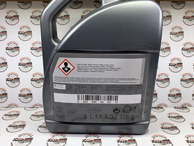 Óleo de transmissão A002989060313 Mercedes
